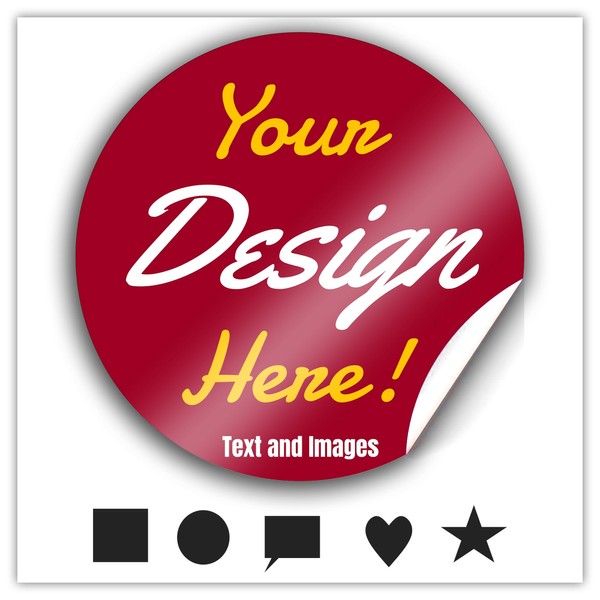 VulgrCo Custom Design Your Own Personalized Labels Stickers Decals Text