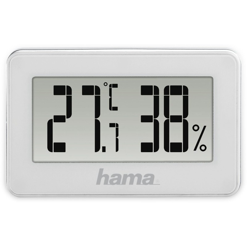 Hama 2-in-1 Digital Thermometer and Hygrometer Inside with Magnet (Mini