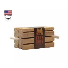 Fire Guyz SINGLE Fire Guyz Fire Starter Campfire Fireplace Cooking All Natural Survival