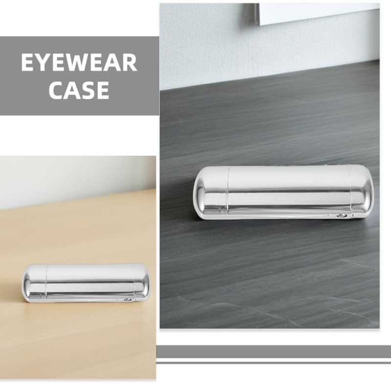 Holibanna 2pcs Lightweight Aluminum Eyeglasses Organizer Case Travel Sunglass Storage