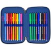 Clondo Astuccio 3 Scomparti Scuola Bambini Per Sonic Fan Completo