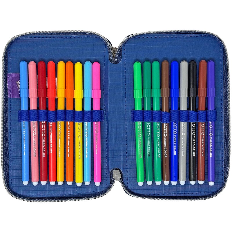 Clondo Astuccio 3 Scomparti Scuola Bambini Per Sonic Fan Completo