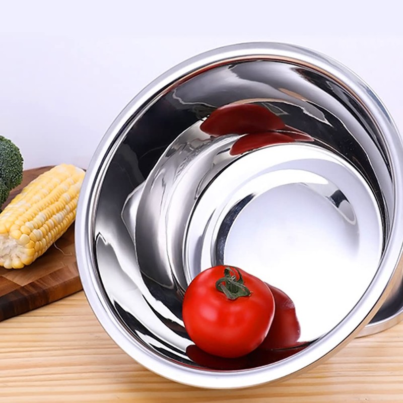 Stainless Steel Bowl, Mixing Bowl, Salad Bowl, Serving Bowl, Storage
