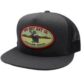 Red Dirt Hat Company Jackalope - Sombrero ajustable para Snapback, Carbón/gris, Talla única