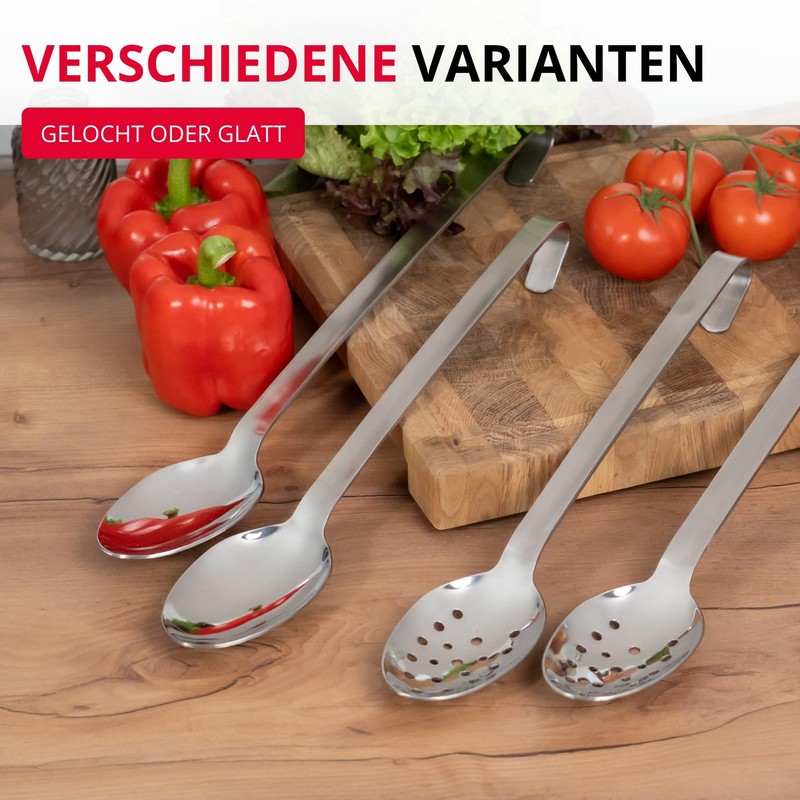 Westmark Vegetable Spoon Pro - Stainless Steel Cooking Spoon with