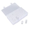 60pcs Diamond Painting Storage Containers Portable Plastic Bead Storing Bottle