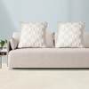 Leseogye 2 Pack Spring Summer Cushion Covers 18x18in, White Flower