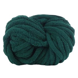 Maxee Thick Wool Yarn, 250 g, Chunky Arm Knitting Wool, Soft, XXL Chunky Knit, Soft Wool Yarn, for Crocheting Blankets, Perfect for Weaving Pet Nests, Blankets, Scatter Cushions, 22 Dark Green