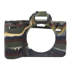 Camouflage Camera Protective Case Silicone Washable Scratch Resistant Digital Camera Accessories Fit for ILCE 7M4
