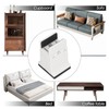 4pcs Adjustable Furniture Risers with Screw Clamp Rubber Bed Couch