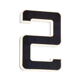 Paulmann Outdoor Solar House Number 2 3000 K IP44 Akk