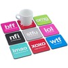 Red XOXO - Hugs And Kisses Coaster