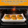 12PCS Stainless Steel 1/8 Sheet Pan, Nonstick Small Cookie Sheet,