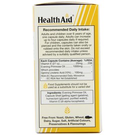 HealthAid Evening Primrose Oil 1000 mg - 90 Capsules