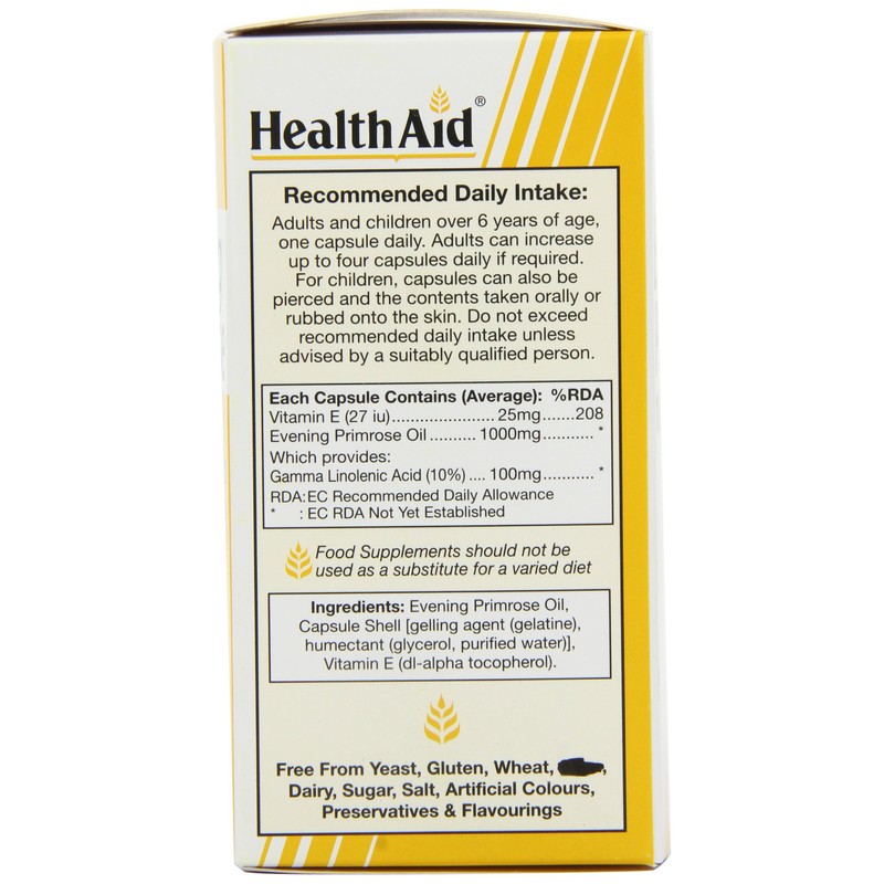 HealthAid Evening Primrose Oil 1000 mg - 90 Capsules