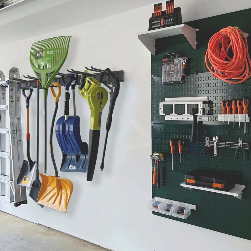 Aking Ace Wall Mount Tool Storage Rack, Heavy Duty Garage