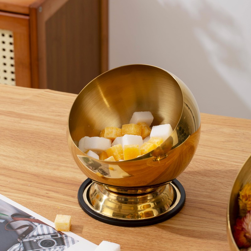 CM CHIC MONDAY Candy Bowl, Candy Dispenser with Base, Candy