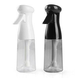 Spray Bottle For Hair, Continuous Mister Empty Spray Bottles, Ultra Fine Mist Water Sprayer for Hairstyling, Cleaning, Plants, Pets, Barbers, Salons, Essential Oil Scents - 2 Pack 6.1 OZ