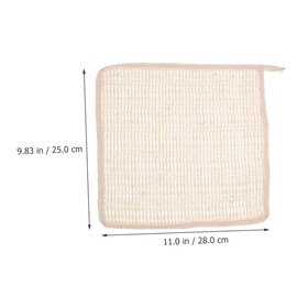 Vaguelly 3Pcs Ramie Washcloths Multi Functional Face Bath Towels for Comfortable Cleaning Portable Hand Towels for Family Use for Bathing and Facial Care