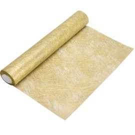Table Runner 30 cm x 10 m Reusable Table Runner Golden Table Decoration for Wedding, Birthday, Christmas