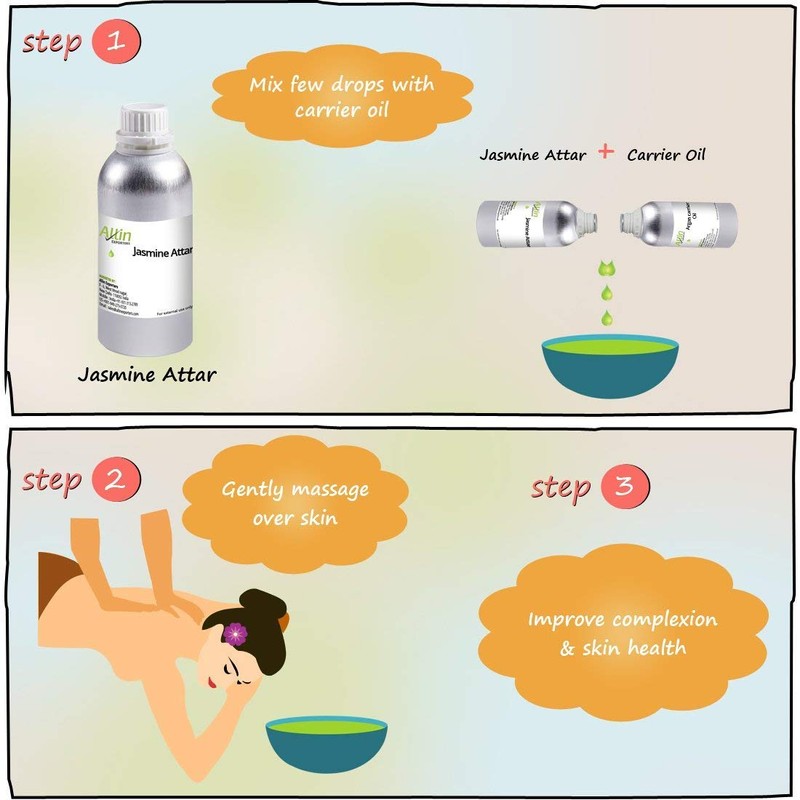 Allin Exporters Jasmine Attar - 100% Pure, Natural & Undiluted