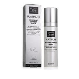 MartiDerm Neck Line Correct Sérum. Rejuvenece cuello, escote y ovalo facial. Proteoglicanos + Genisteína + Glaucina + Shiitake-lift. Reduce arrugas y 