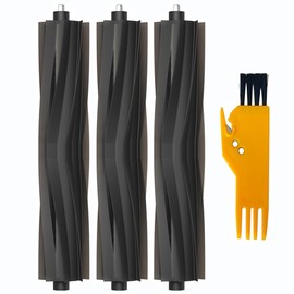 3 PCS Replacement Main Brushes for Ecovacs Deebot T20 Omni/ N10 Plus, Deebot T20 Roller Brushes Deebot Replacement Brushes Deebot N10 Plus Brush