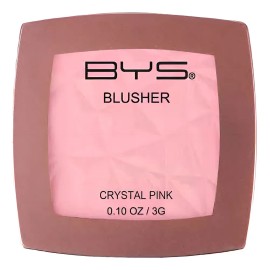 Rubor Bys Crystal Blush - Acabado Luminoso Y Natural 3g Tono Del Maquillaje Crystal Pink