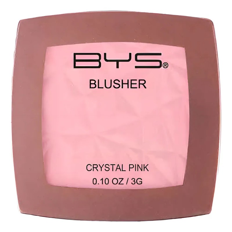 Rubor Bys Crystal Blush - Acabado Luminoso Y Natural 3g
