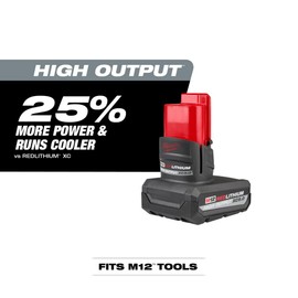 Milwaukee Milwaukee Electric Tool M12 Red Lithium High Output