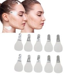 Ejoyous Face Lifting Tape 60PCS, Invisible Face and Neck Lift Tape V Line Face Lift Bands Face Lifting Patches with Fixed Ropes, for Lift Sagging Skin Hide Facial Wrinkles