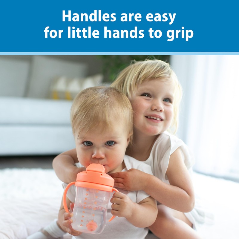 Dr. Brown's Milestones Baby's First Straw Cup, Training Cup with