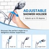 G-Promise Metal Shower Head Holder for Hand Held, Adjustable Bracket,