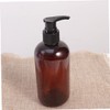 WOONEKY Portable Travel Pump Bottles 250ml Empty Shampoo Container for