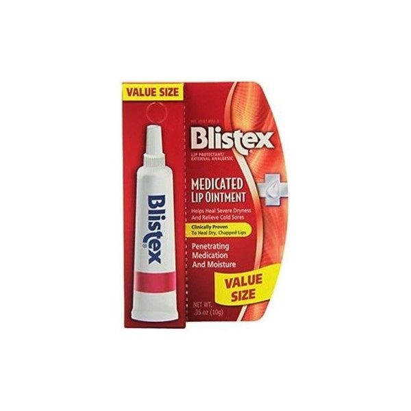 Blistex Lip Medicated Ointment, 0.35 oz (Bundle of 9)