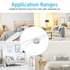 LED Wavy Ceiling Light 140LED Modern Ceiling Lamp for Bedroom