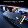 Yottamaster Y10 NVMe SSD 256GB PCIe Gen4 M.2 SSD, Up