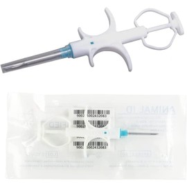 ISENVO 10 Packs 1.25x7mm Pet Microchips 134.2khz FDX-B ID for Dog Cat Cow Pig Rabbit Pigeon Fish - Animal Implant Chip Registration