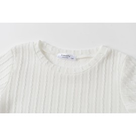 Yekaty Girls Clothes Size 8 Cute Back To School Outfits 2 Piece Fall Sets Long Sleeve Shirts and Loose Pants