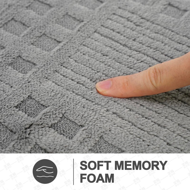 Thicken Bath Mats 30x20 Non-Slip Absorbent Bathroom Rug, Quick Dry