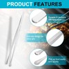 sourcing map 3Pcs Kitchen Tweezers Stainless Steel, 8/10/12 Inch Food
