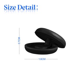 JNNJ 30 Piece Seat Belt Stop Buttons, Seat Belt Stopper Button Limit, Car Universal Seatbelt Stopper Button, Prevent Seat Belt from Sliding Down, Non-Slip Seatbelt Retainer Buckle(Black)