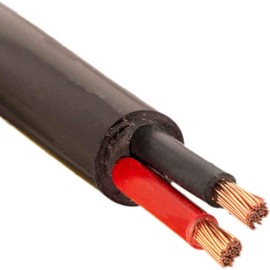 DCSk 5 m Round Car Cables, 2 Core Trailer Cable FLYY Vehicle Cables, 2 x 1.5 mm²