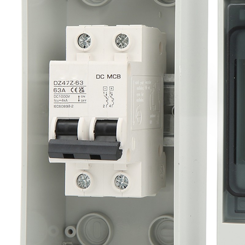 Circuit Breaker 2P 1000V DC 63A Isolation Switch with IP65
