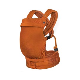 ·NEST BLANCHE· Baby Carrier for Newborn to Toddler, Cozy Baby Wrap Carrier 7-35 lbs, Ergonomic Backpack Design, Front and Back Facing Options, Orange