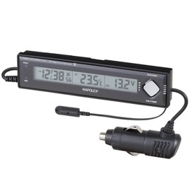 NAPOLEX Clock Fizz VT meter clock black Fizz-890