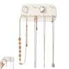 KINTEGOOD Jewelry Organizer Wall Mount, Jewelry Hooks Necklace Holder, Acrylic