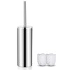 FIISAYL Miroir Toilet Brush with Stainless Steel Handle and Base