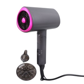Electric Hair Dryer Folding T Shape Grey 1200W Blow Dryer for Home Salon Travel