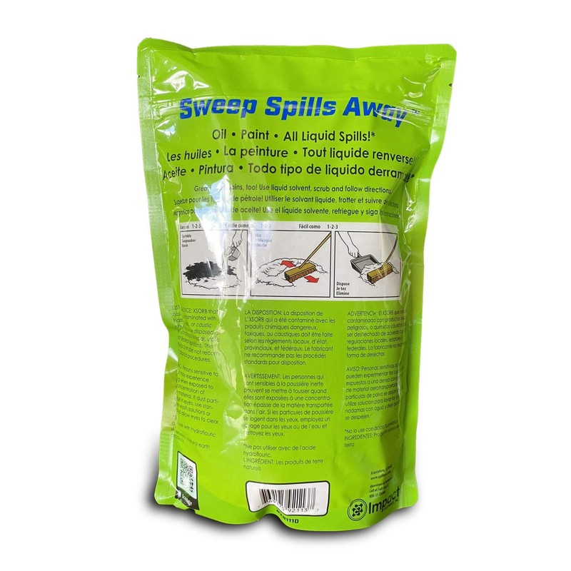XSORB Outdoor All-Purpose Absorbent 2 Liter Bag (Case of 12)